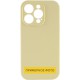 Чохол Silicone Case Full Camera Protective (AA) NO LOGO для Apple iPhone 16 (6.1") Жовтий / Mellow Yellow