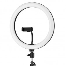 Кільцева світлодіодна LED лампа Arc Ring 13" + tripod 2.1m Black