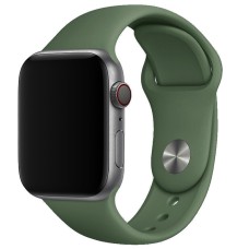 Силіконовий ремінець для Apple Watch 38/40/41/42mm(ser.10) Зелений / Army green