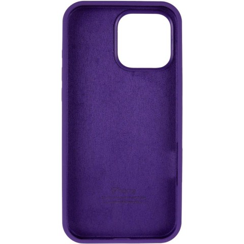 Чохол Silicone Case Full Protective (AA) для Apple iPhone 16 Pro (6.3") Фіолетовий / Amethyst