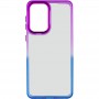 Чохол TPU+PC Fresh sip series для Samsung Galaxy A55 Синій / Фіолетовий