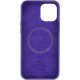 Чохол Silicone case (AAA) with Magsafe and Animation для Apple iPhone 12 Pro Max (6.7") Фіолетовий / Amethyst