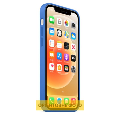 Чохол Silicone Case Full Protective (AA) для Apple iPhone 16 (6.1") Синій / Capri Blue