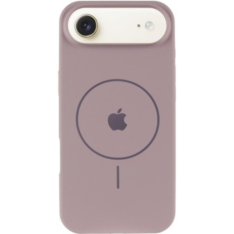 Чохол Silicone Case Full Protective (AA) V2 with MagSafe для Apple iPhone 17 Air (6.5") Сірий / Lavender