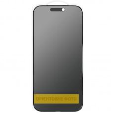 Захисне скло Privacy 5D Matte (тех.пак) для Apple iPhone 17 Pro (6.3") Чорний