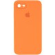 Чохол Silicone Case Square Full Camera Protective (AA) для Apple iPhone 6/6s (4.7") Помаранчевий / Papaya