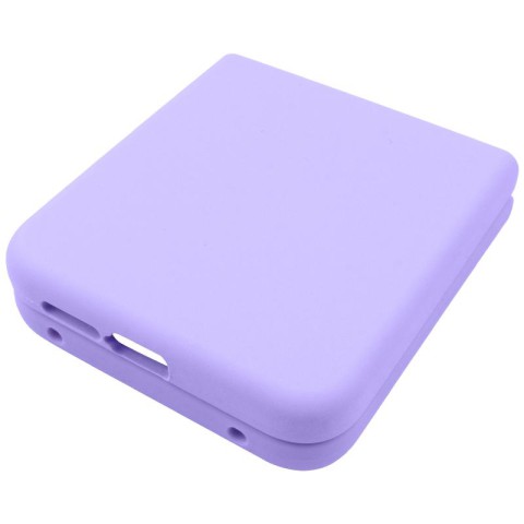 Чохол Foldables Silicone Cover Lakshmi (AAA) для Motorola Razr 50 Ultra Бузковий / Dasheen