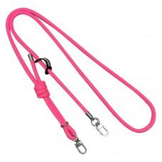 Шнурок з двумя креплениями (8мм) 150см Barbie Pink