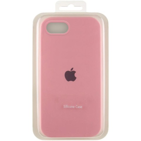 Чохол Silicone Case Full Protective (AA) для Apple iPhone 16e (6.1") Рожевий / Light pink