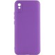 Чохол Silicone Cover Lakshmi Full Camera (A) для Xiaomi Redmi 9A Фіолетовий / Purple