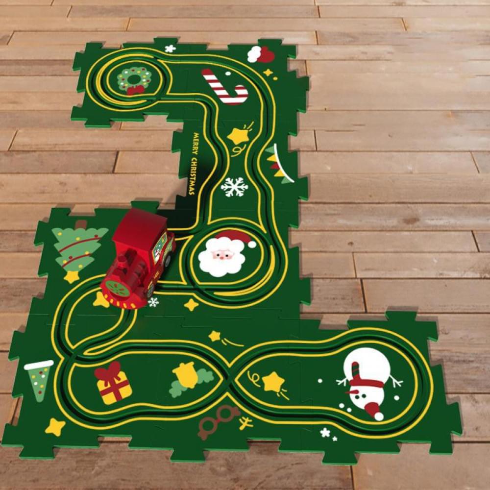 Розвиваюча іграшка-пазл SHT XDL588-19 Merry Christmas (13pcs) Green