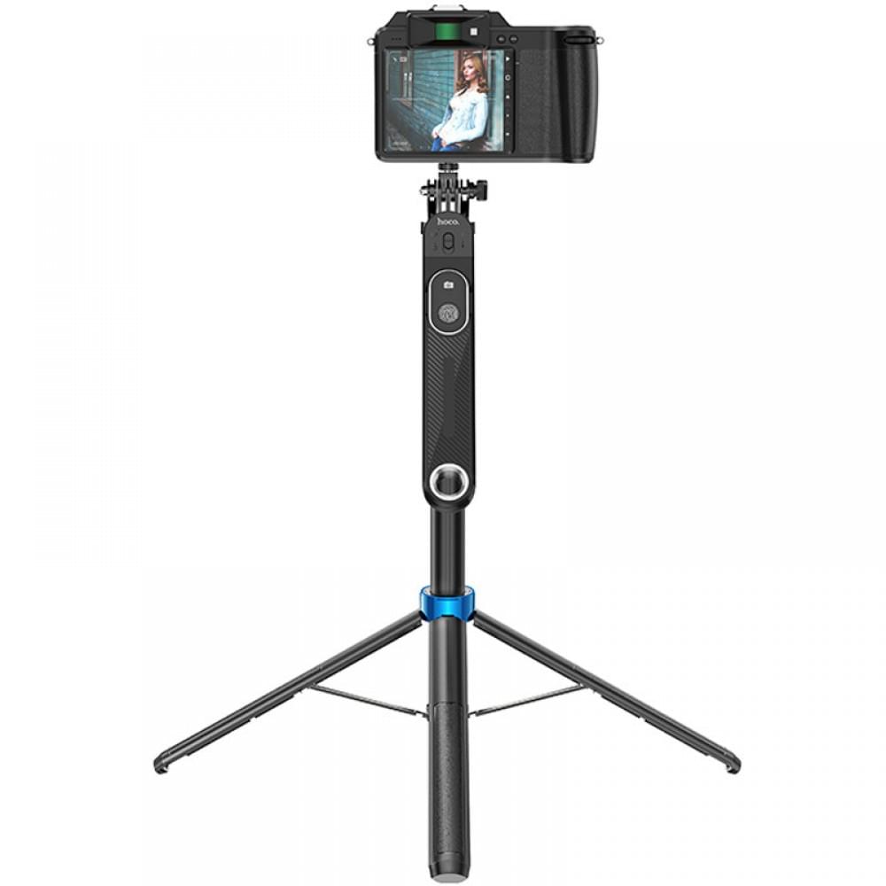 Монопод для селфи Hoco K22 Anti-shake с треногой + съемный BT пульт
