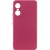 Чохол Silicone Cover Lakshmi Full Camera (A) для Tecno Pop 6 Pro Бордовий / Marsala