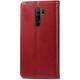 Шкіряний чохол книжка GETMAN Gallant (PU) для Xiaomi Redmi Note 8 Pro Червоний