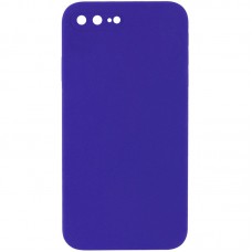 Silicone Case Square Full Camera Protective (AA) NOLOGO для Apple iPhone 7 plus / 8 plus (5.5") Фіолетовий / Ultra Violet