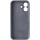 Чохол Silicone Case Full Camera Protective (AA) для Apple iPhone 16 Plus (6.7") Сірий / Lavender Gray