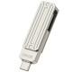 Флеш-драйв USB 3.0 Flash Drive WIWU Wi-FD001 3 in 1 256GB Silver