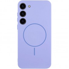 Чохол Silicone Cover Lakshmi Full Camera (AA) with MagFit для Samsung Galaxy S23 Бузковий / Dasheen