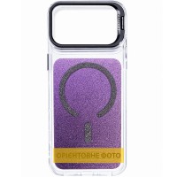 Чохол TPU+PC Jewel Sparkle with MagSafe для Apple iPhone 17 (6.3") Violet Shimmer