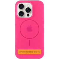 Чохол Silicone Case Full Protective (AA) V2 with MagSafe для Apple iPhone 16 Pro (6.3") Рожевий / Barbie pink