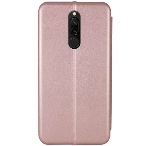 Шкіряний чохол-книжка Classy для Xiaomi Redmi 8 Rose Gold