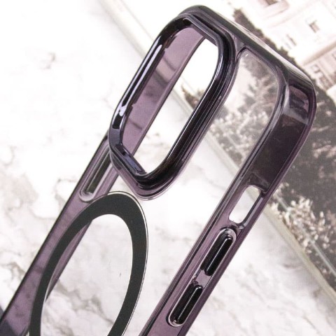 Чохол TPU Iris with MagSafe для Apple iPhone 13 Pro (6.1") Чорний