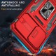 Ударостійкий чохол Camshield Army Ring для Samsung Galaxy A13 4G / A04s Червоний / Red