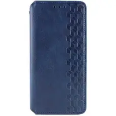 Шкіряний чохол-книжка GETMAN Cubic (PU) для Xiaomi Redmi 15C (Global) / Poco C85 (Global) Синій