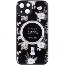 TPU+PC чехол Secret Garden with MagSafe для Apple iPhone 15 (6.1")