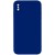 Silicone Case Square Full Camera Protective (AA) NOLOGO для Apple iPhone XS Max (6.5") Синій / Deep navy