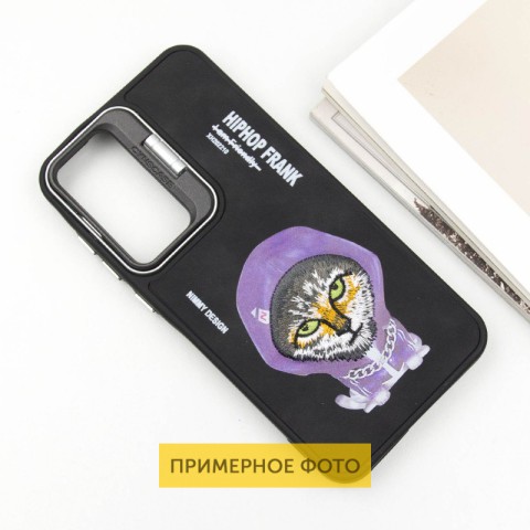 TPU+PC чохол Friends для Xiaomi Redmi 14C / Poco C75 Black Cat
