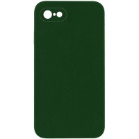 Чохол Silicone Case Square Full Camera Protective (AA) NOLOGO для Apple iPhone 6/6s (4.7") Зелений / Army green