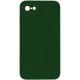 Чохол Silicone Case Square Full Camera Protective (AA) NOLOGO для Apple iPhone 6/6s (4.7") Зелений / Army green