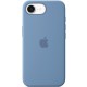 Чохол Silicone case (AAA) with Magsafe для Apple iPhone 16e (6.1") Winter Blue