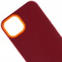 Чохол TPU+PC Bichromatic для Apple iPhone 11 Pro Max (6.5") Brown burgundy / Orange