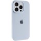 Чохол Silicone Case Full Camera Protective (AA) для Apple iPhone 13 Pro Max (6.7") Блакитний / Sweet Blue