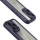 TPU чохол Transparent + Colour 1,5mm для Apple iPhone 15 Pro Max (6.7") Purple