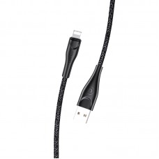 Дата кабель Usams US-SJ391 U41 Lightning Braided Data and Charging Cable 1m Чорний