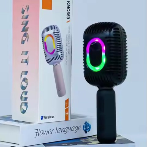 Караоке Мікрофон-колонка KMC650 Black