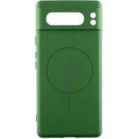 Чохол Silicone Cover Lakshmi Full Camera (AA) with MagFit для Google Pixel 8 Pro Зелений / Dark green
