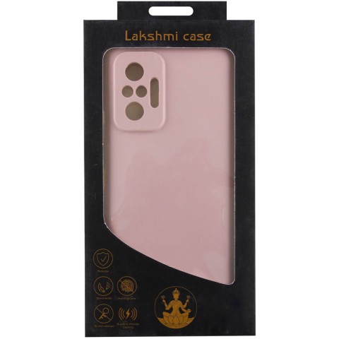 Чохол Silicone Cover Lakshmi Full Camera (AAA) для Xiaomi Redmi Note 10 Pro / 10 Pro Max Рожевий / Pink Sand