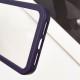 TPU чохол Transparent + Colour 1,5mm для Apple iPhone 13 (6.1") Purple