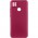 Чохол Silicone Cover Lakshmi Full Camera (AA) для Oppo A15s / A15 Бордовий / Marsala