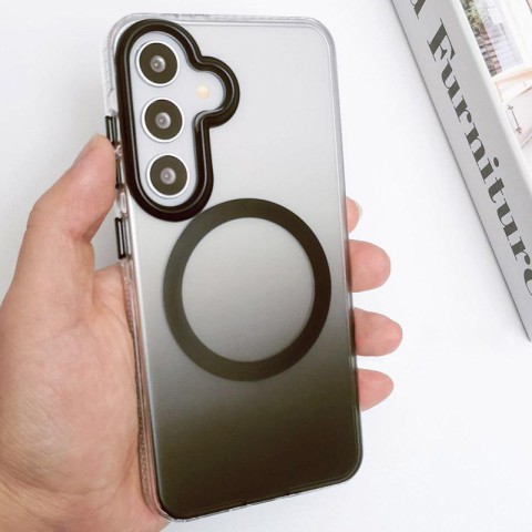 Чохол TPU+PC Phantom with MagSafe для Samsung Galaxy S26 Grey