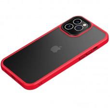 TPU+PC чохол Metal Buttons для Apple iPhone 11 Pro Max (6.5") Червоний