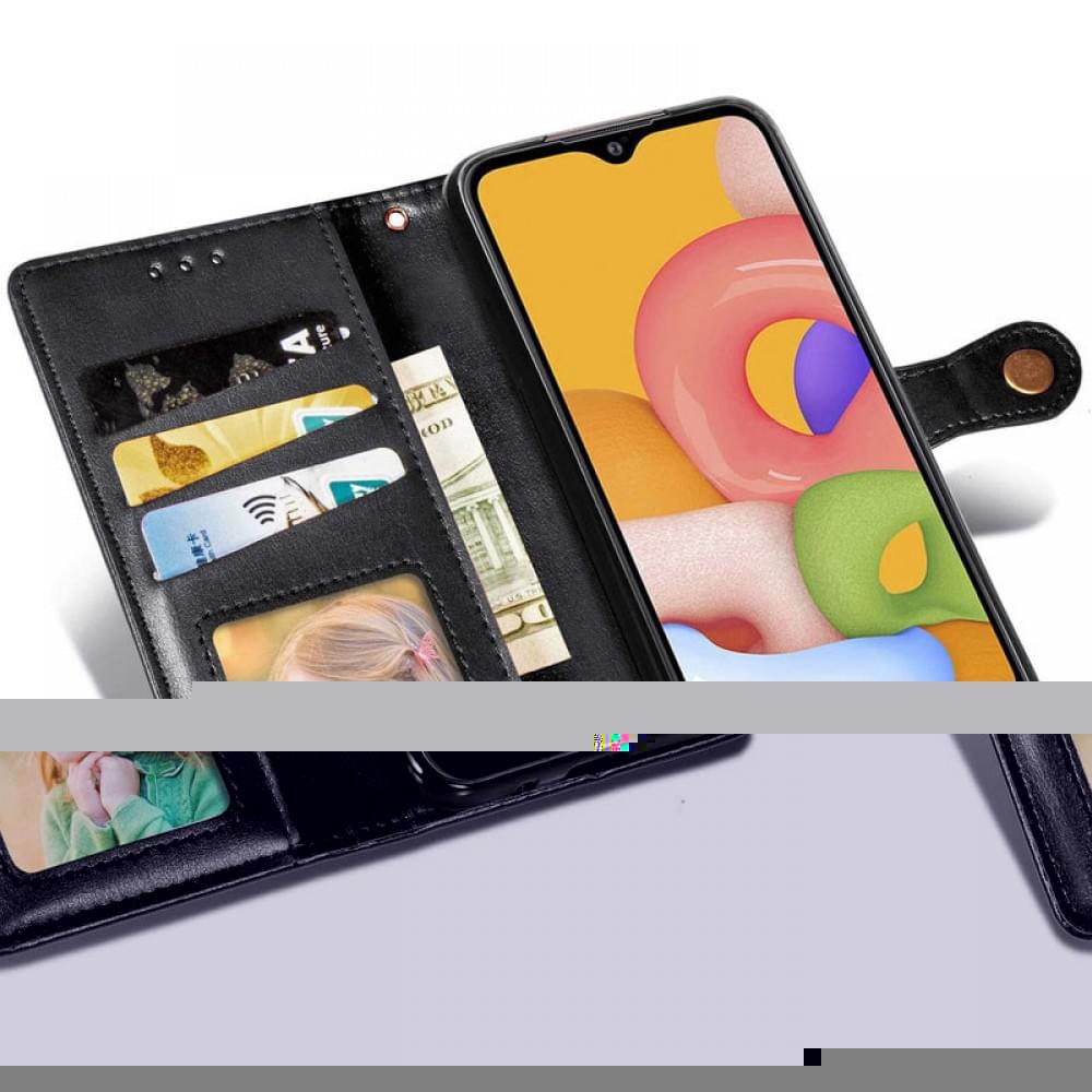 Шкіряний чохол-книжка GETMAN Gallant (PU) для Samsung Galaxy A53 5G Чорний