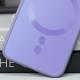 Чохол TPU+Glass Sapphire Midnight with MagSafe для Apple iPhone 12 (6.1") Бузковий / Dasheen