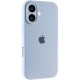 Чохол Silicone Case Full Camera Protective (AA) для Apple iPhone 16 (6.1") Блакитний / Sweet Blue
