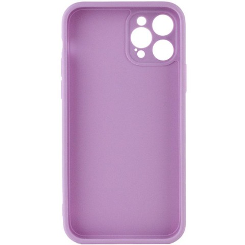 Силіконовий чохол Candy Full Camera для Apple iPhone 12 Pro (6.1") Сливовий / Purple
