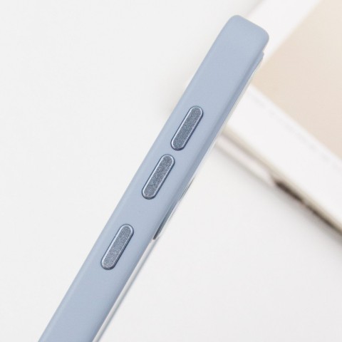 TPU чохол Bonbon Metal Style для Samsung Galaxy S24 / S25 Блакитний / Mist blue